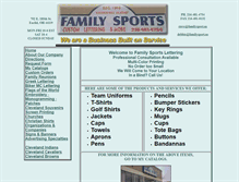 Tablet Screenshot of familysport.us